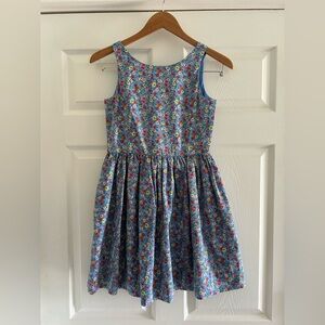 Floral Blue Kids Dress